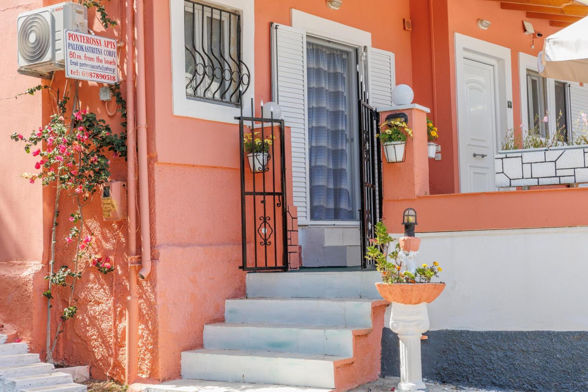 Ponte Rossa Apartments Палеокастрица Экстерьер фото
